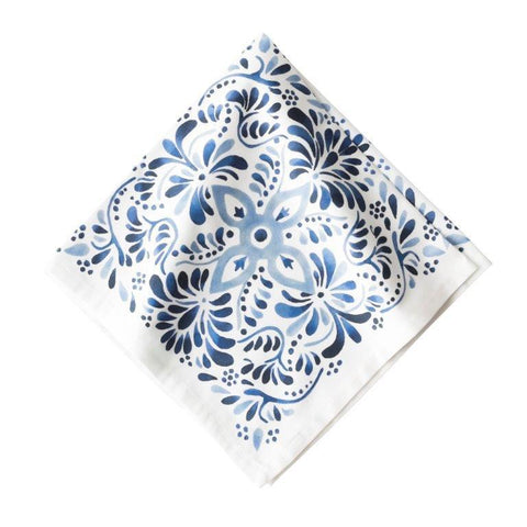 Juliska Wanderlust Iberian Journey Indigo Napkin