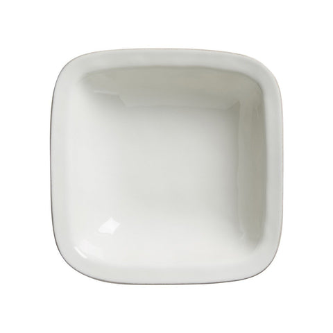 Puro Whitewash Rounded Square Serving Bowl
