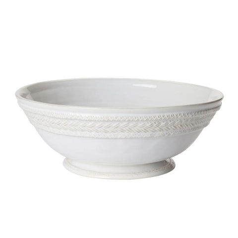 Juliska Le Panier Whitewash Footed Fruit Bowl