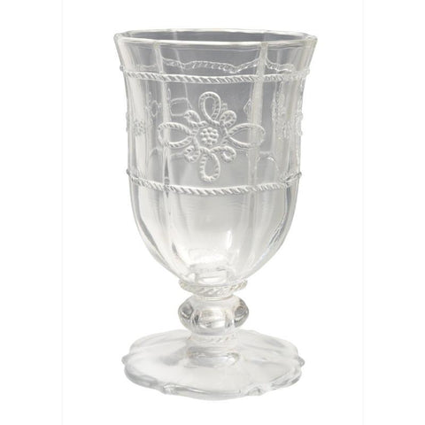 Juliska Colette Footed Goblet Clear