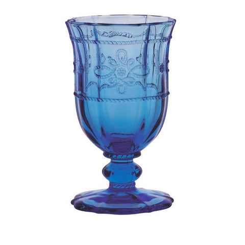 Juliska Colette Footed Goblet Delft Blue