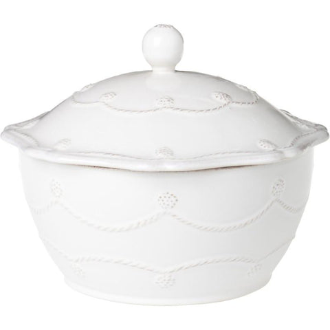Juliska Berry and Thread Sm Covered Casserole Whitewash