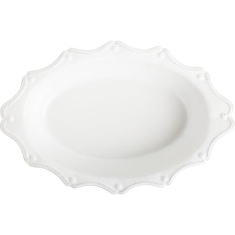 Juliska Berry and Thread Lg Oval Baker Whitewash