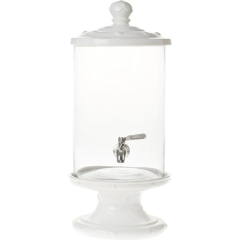 Juliska Berry and Thread Beverage Dispenser Set Whitewash