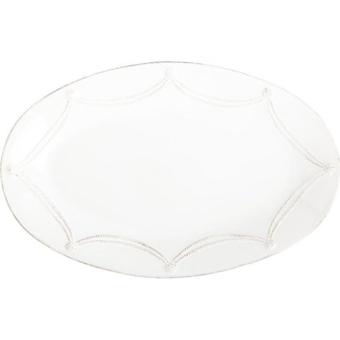 Juliska Berry and Thread Lg Oval Platter Whitewash