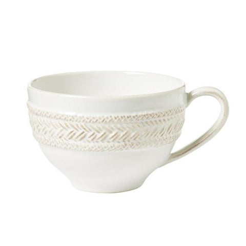 Juliska Le Panier Whitewash Tea/Coffee Cup