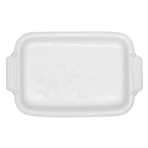 Juliska Le Panier Whitewash Rectangular Baker