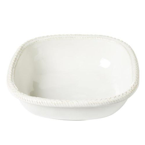 Juliska Le Panier 9" Whitewash Square Serving Bowl