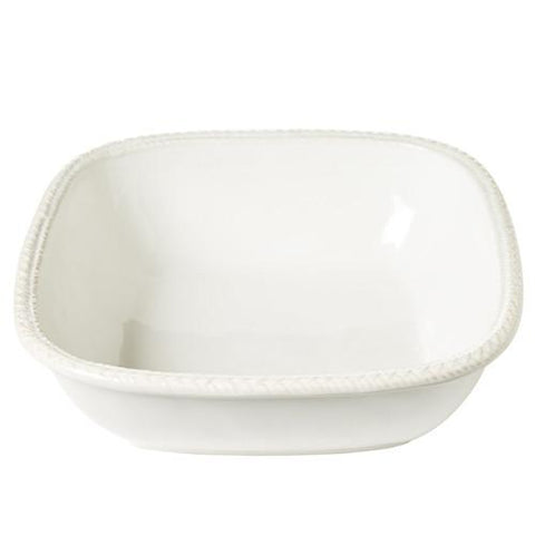 Juliska Le Panier 11" Whitewash Square Serving Bowl