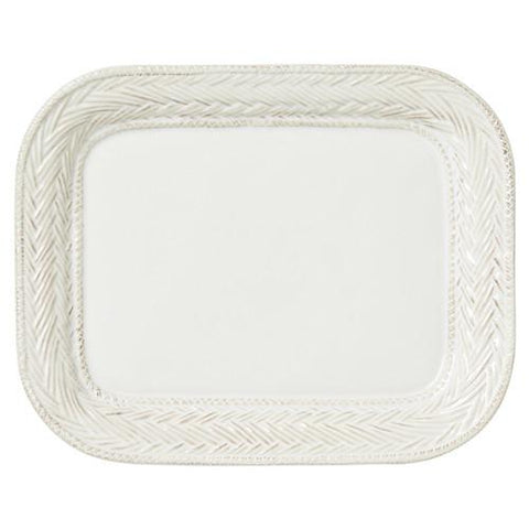 Juliska Le Panier Whitewash 11.5" Rectangular Platter