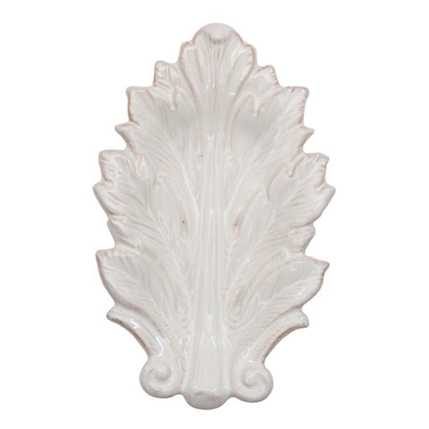 Acanthus Whitewash 7" Leaf Tray