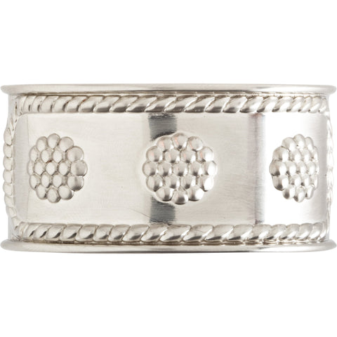 Juliska Berry and Thread Metal Napkin Ring Bright Satin