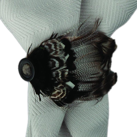 Juliska Feather Napkin Ring Espresso