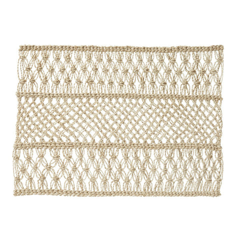 Juliska Macrame Natural Placemat