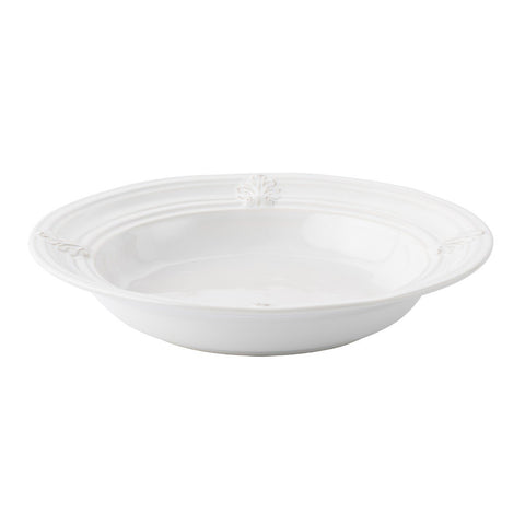 Acanthus Whitewash  Pasta/Soup Bowl