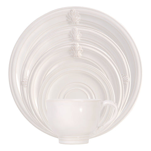 Acanthus 5pc Setting Whitewash