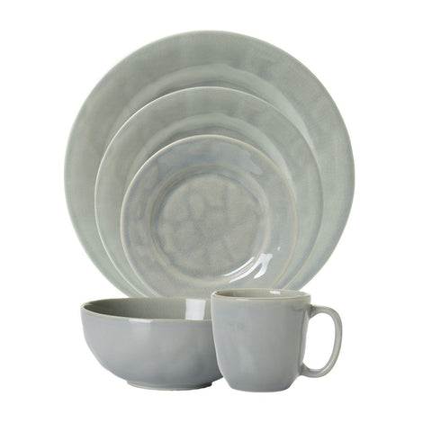Juliska Puro Mist Grey Crackle 5pc. Setting