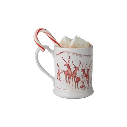 Juliska Country Estate Reindeer Games Ruby Mug