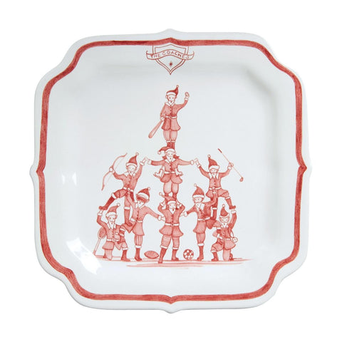 Juliska Country Estate Reindeer Games Ruby Party Plate The Coaches
