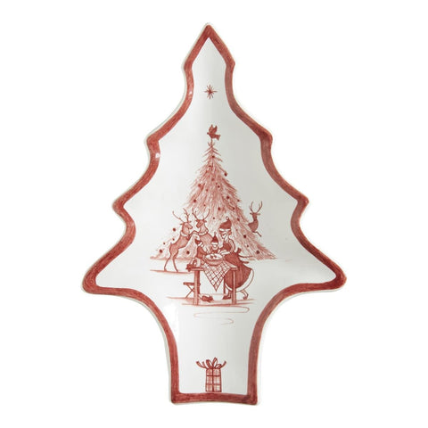 Juliska Country Estate Winter Frolic Ruby Tree Tray