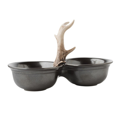 Juliska Forest Pewter 2 Bowl Server