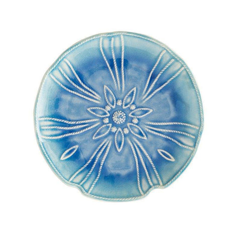 Juliska Berry and Thread Delft Blue Sea Urchin Dessert/Salad Plate