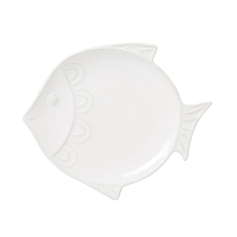 Juliska Berry and Thread Whitewash Fish Dessert/Salad Plate
